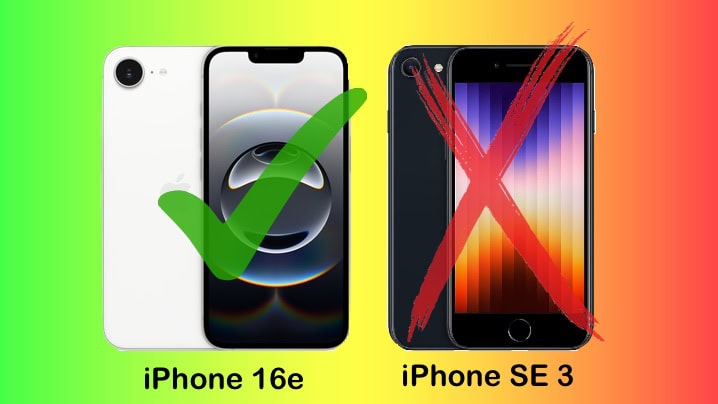 iPhone 16e beats iPhone SE 3