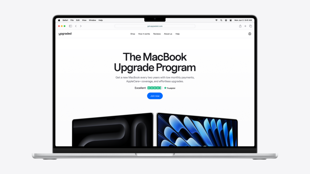 MacBook pay monthly plan from Upgraded is easy way to finance a MacBook.