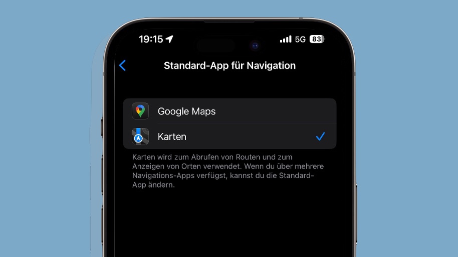 Europeans can now set Google Maps as default navigation app