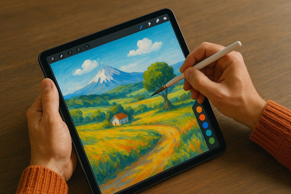 Apple Pencil as paintbrush