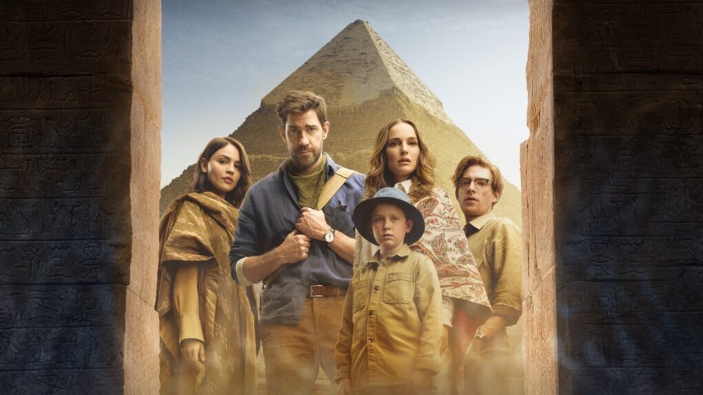 Eiza González, John Krasinski, Natalie Portman and more star in “Fountain of Youth,” on Apple TV+ starting in May 2025.