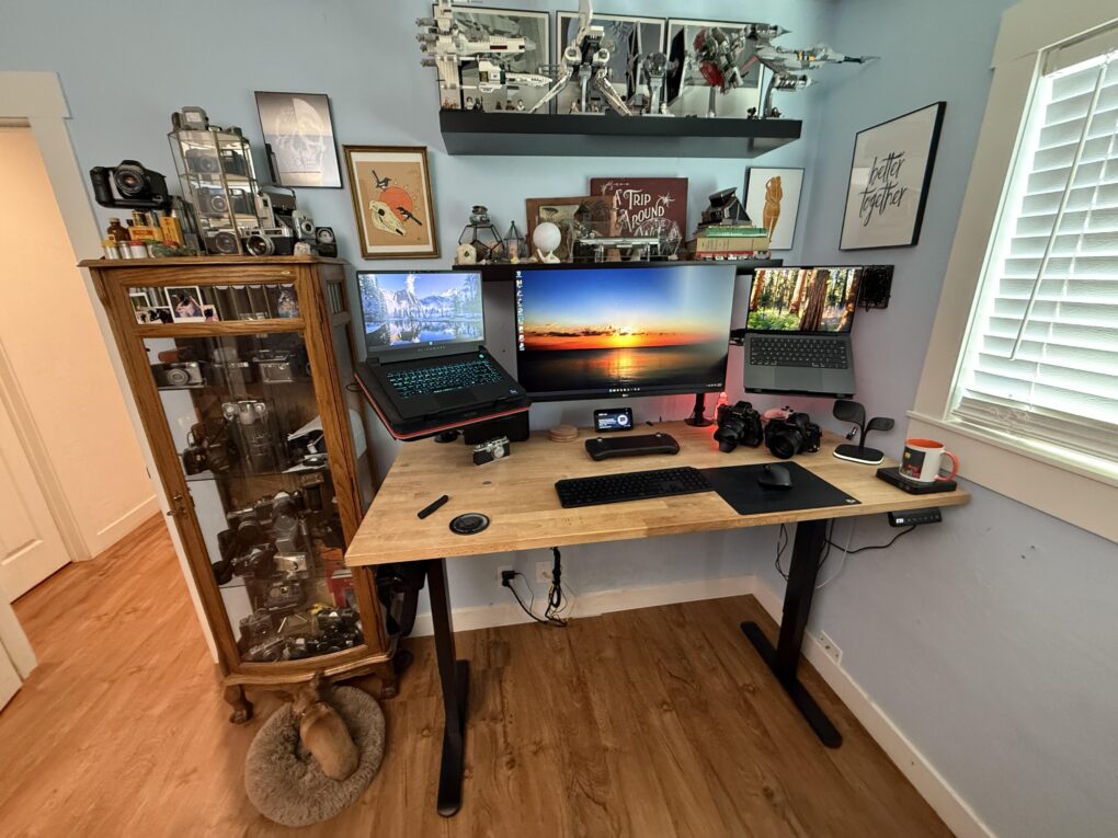 Lego models and camera collection