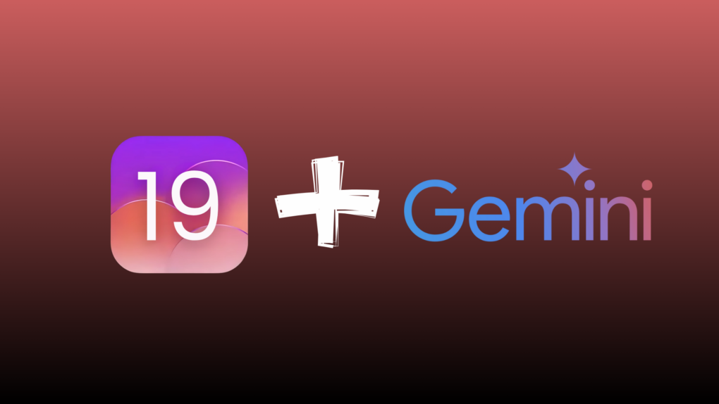 Gemini logo with concept iOS 19 logo