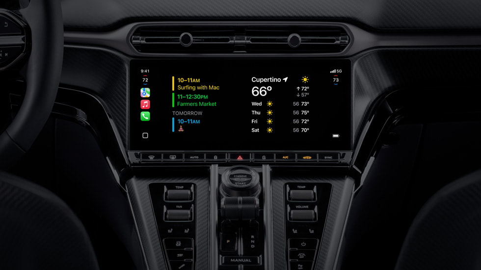 entertainment in CarPlay Ultra