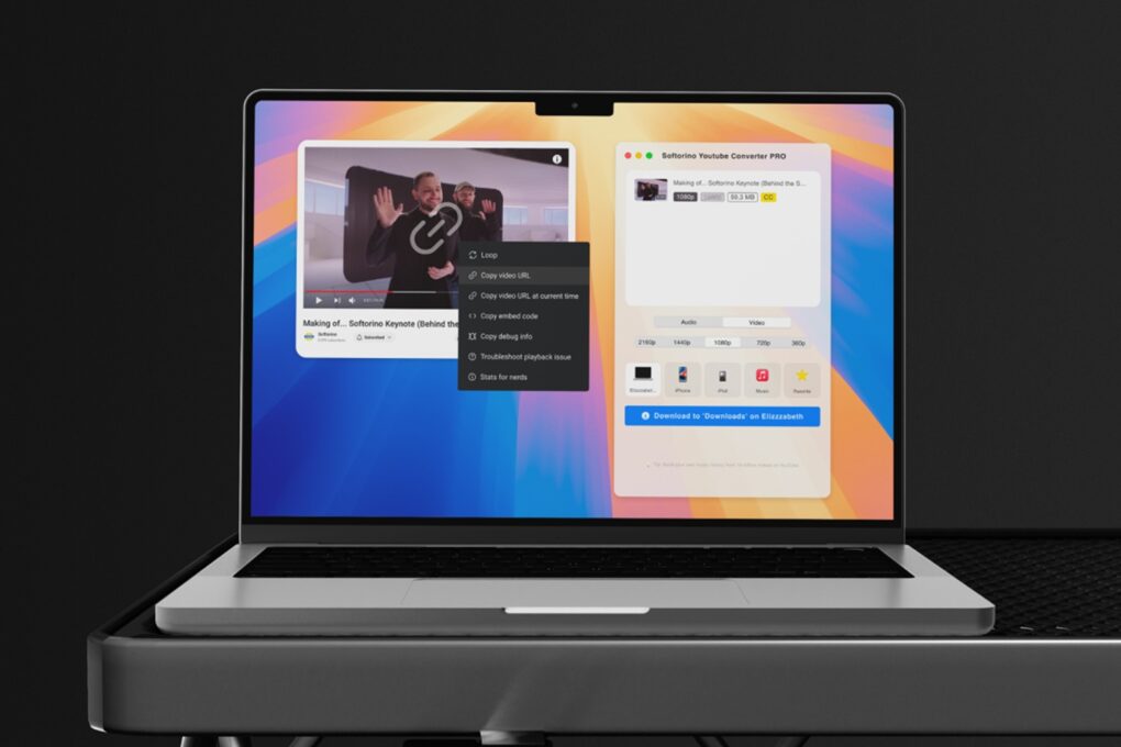Photo of an app from the Ultimate 14 Mac & Windows Utility App Bundle running on a laptop