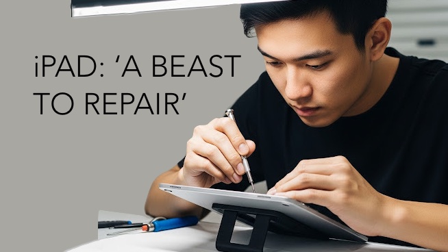 iPad repair: “A beast”