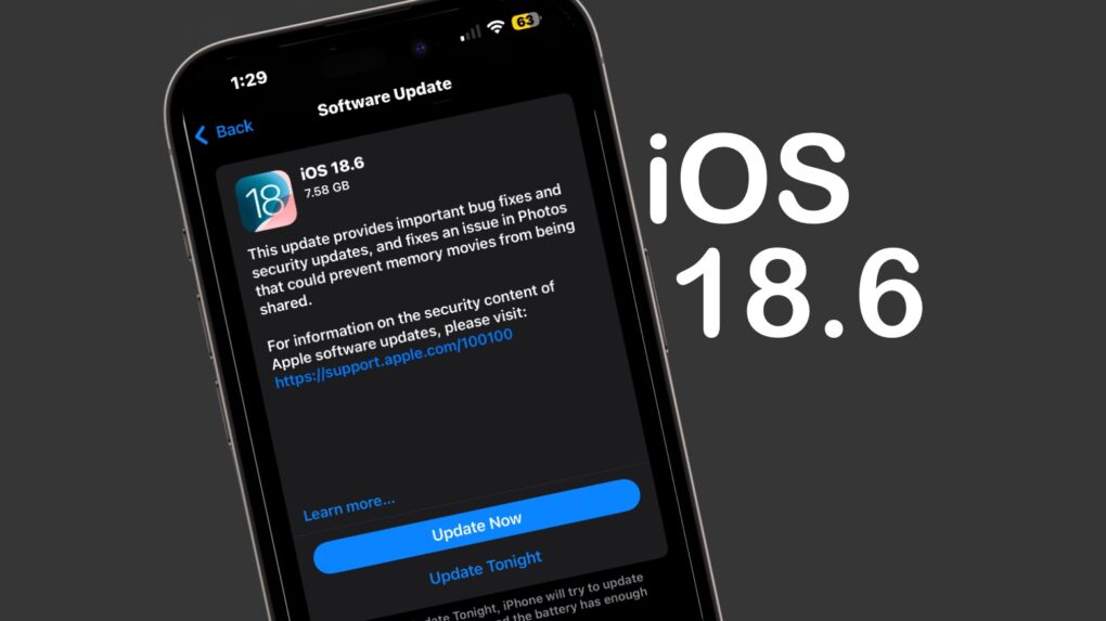 iOS 18.6