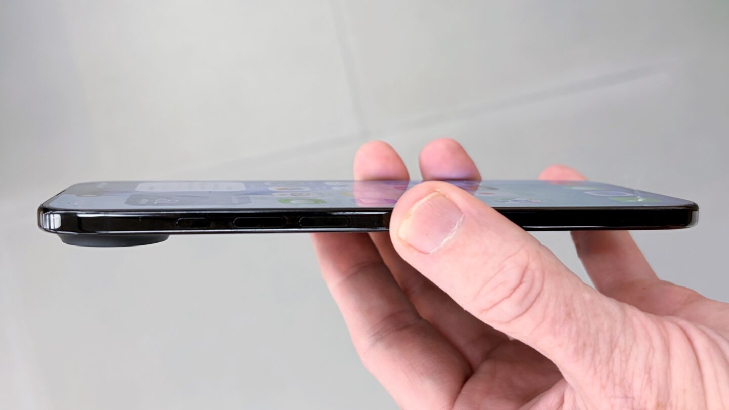 iPhone Air in hand