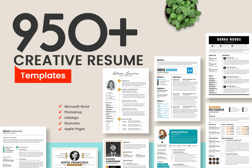 Marketing image for ResumeInventor, with the words 