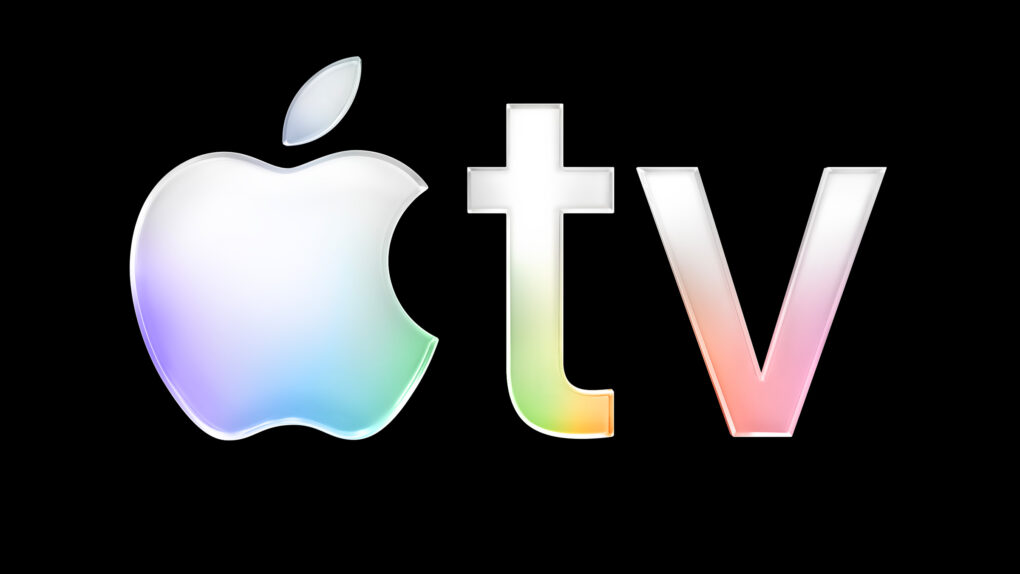 Apple TV's colorful new logo