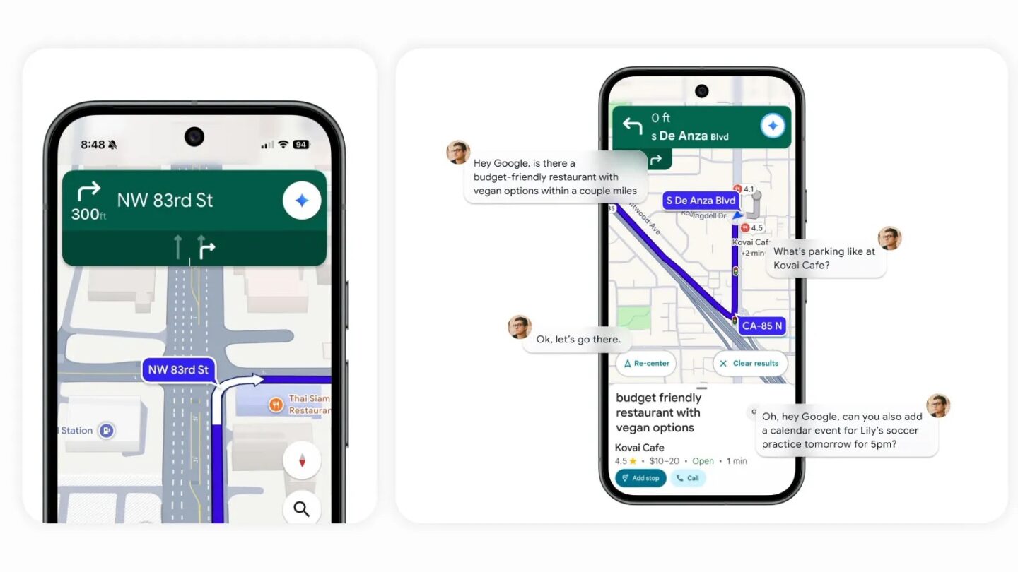 Gemini comes to Google Maps.